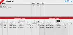 Toyota Yaris / Daihatsu Sirion 99-05 1.3 16V Takım Subap