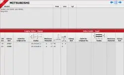 Takım Subap (16V) Mitsubishi Asx Invıte 16L Dohc