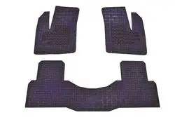 Fiat Doblo Dekoratıf Paspas 2003-2009 (3 Parca Ön Sağ-Sol + Ar