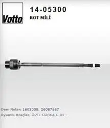 14.05300 / Rot Mili (Opel: Corsa C / Combo)