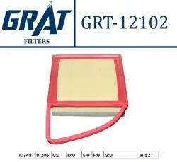Hava Filtresi Süngerli (Peugeot Partner-Berlingo 10-P206-P207-P308 07-P2008-P508 1.6 HDI 13-/ Citroen C3-C4-C5 10-1.6 HDI)