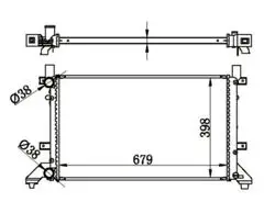 Su Radyatörü 32mm Mekanik M / T Klimalı (VW Lt 97-07)