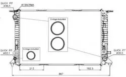 Su Radyatörü Brazing Audi A4 2.0-3.0D-3.2I 07 -