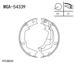 Kampana Balata Hyundai Getz Tb 2002-2008