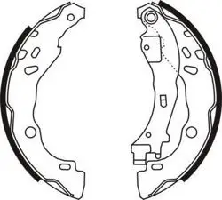 Arka Pabuç Balata Ø-(Citroen: C2 2003 > 2012 Citroen: C3 2003 > Peugeot: 1007 1.4 16V HDI 2005 > Lancıa: Ypsılon (843_) 1.3 / 1.4 2007 > 2011)