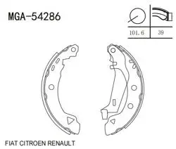 Kampana Balata (Renault: R19 89-98 / Fiat: Brava Marea -)