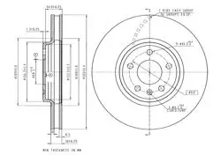 Ön Fren Diski-320×30 5×112 (Audi A4 08-16 A5 08-11 Q5 09-12)