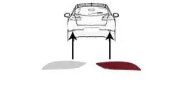 Tampon Reflektörü Arka Sol (Renault: Fluence)