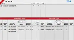 Subap Takım (16V)-(Honda: Civic 96 > 00 1.4 16V / Euro-Civic 96 > 00 1.4 16V)