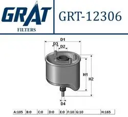 Mazot Filtresi (Ford: Focus 1.6Tdcı 2011 -) (Peugeot: 301 1.6 VTI-206-308-508-Partner 1.6 HDI 10 / Citroen :C-Elysee 1.6 VTI-C3-C4-C5-Berlingo 1.6 HDI 10 -)