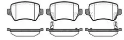 Fren Balatası Arka Wva 23655 (Opel: Astra H 2004 > > / Astra G 2001 > > Kia Ceed 2012 > > / Kia: Venge 2010 > >)