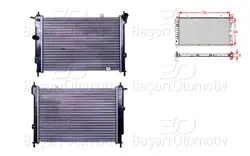 Su Radyatörü Mekanik Mt 536X368x32 Opel Astra F 1.7D 91 98