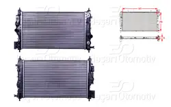 Su Radyatörü Mekanik At 665X398x34 Opel Astra J Insignia Zafira C 1.6 Sıdı 12 >