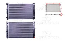 Su Radyatörü Mekanik At 632X399 mm VW Passat Audi A4 A6 Skoda Superb 1.6 1.8 1.8 T1.9 TDI 2.0 2.3 2.4 2.6 2.8 97 >