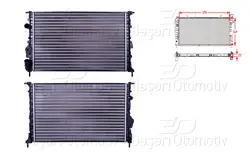 Su Radyatörü Mekanik Mt 570X349x23 Renault Megane 95-2001 7700838135