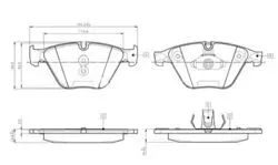 Balata Fren Ön-(BMW: 5 Serisi F07-F10-F11-F12-F13 2009 > 2016) Wva 24688