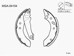 Kampana Balata Levyelı Dar Tip (Ford: Escort 90 -) ABS