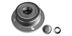 Poryalı Rulman Kit Arka Sağ-Sol (Peugeot: Partner 1.6 HDI ABS Sensörlü 4 Bijon) 96-08