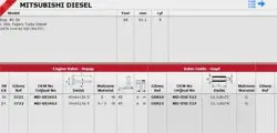 Takım Subap (8V) Mitsubishi H100 L300 23Td 94-97 Em 4D55t 4D56t D4bh