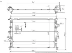 Su Radyatörü Brazing (Ford Mondeo 1.6Tdcı / 2.0 TDCI 07-14) (Volvo: (S60 II-S80 II) (11 -) Manuel Sanz (B4164t-B41262t)