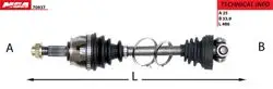 Aks Sol Komple (Fiat: Grande Punto At 1.3D Multijet 2005-\ Punto Evo 1.3 Multijet At 09-12 \ Fiorino)