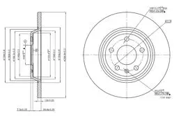 Arka Fren Diski-300×12 5×112 (Audi A4 08-16 A5 08-17 A6 11-18 Q5 09-17)