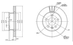 Ön Fren Diski-15 Jant-280×24 5×112 (VW Transporter 91-96)