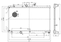 Su Radyatörü Brazing (Man)-(Toyota: Corolla 93 > 00 Ae100-Ae101-111)