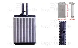 Kalorifer Radyatörü Mekanik 205X181 mm Opel Vectra B 1.6 I 1.7 TD 1.8 I 2.0 I 2.2 I 2.5 I 2.6 I 95 >