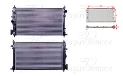 Su Radyatörü Mekanik At 680X379x16 Opel Insignia 2.0 Otomatik 68X40 08 >