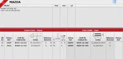 Mazda 323 B6 1.6 16V Supap Gaydı