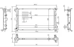 Su Radyatörü Klimalı Brazing (Ford: Focus 1.6 98-04)