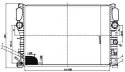 Su Radyatörü Mercedes W211-W219 / Om646 / 200 / 220Cdi