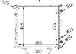 Su Radyatörü Brazing (Mercedes-Benz: E200-220 (W124) 92-95)
