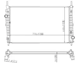 Su Radyatörü Brazing (Ford: Transit V347 3.2 TDCI 07-12)