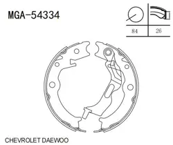 Kampana Balata Chevrolet Lacetti J200 2006-2012