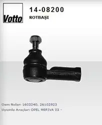 14.08200 / Rot Başı (Opel: Meriva 99-03)
