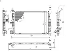 Su Radyatörü Brazing (Ford: Focus / Cmax / Kuga / Connect 1.5 / 1.6 Dızel 11-18)