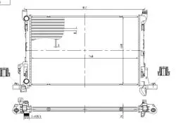 Su Radyatörü Brazing 26mm Renault Traffic III (Jg_) 1.6 DCI M-T W-115Ps 2014-748×468×26mm