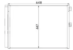 Klima Radyatörü Mercedes X117 13 > 18 W176 13 > 18 W246 13 > 18 C117 13 > 18