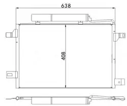 Klima Radyatörü Mercedes A-Class W169 04 > 12 B-Class W245 05 > 11