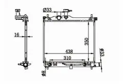 Su Radyatörü Brazing (Hyundai: i10 08-14 A / T)