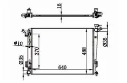 Su Radyatörü Brazing Hyundai Ix35 11-15 / Sportage 11-15 1.6 Benzinli A / T