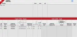 Takım Subap (16V) Opel Astra Insignia 16 Z16let A16let