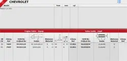 Subap Takımı Rezzo 1.6 16V (In 8 / Ex 8)