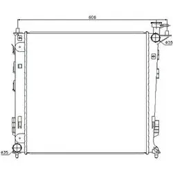 Su Radyatörü Brazing Hyundai Ix35 Kia Sportage 1.7 Crdı 2.0 CRDI 4Wd 2010 -