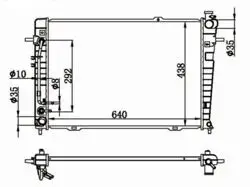 Su Radyatörü Brazing Hyundai Tucson Sportage 2.0 CRDI 2004-2010 (At)