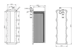 Intercooler Radyatörü-Manifold (VW Caddy 16-Golf 13-17 Passat 15-Polo 13-18 Audi A3 13-20 Seat Leon 13-16 Skoda Octavia 13-17)