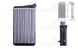 Kalorifer Radyatörü Mekanik 234X136 mm Opel Omega B (V94) 2.5 TD 94-03-2.0 94-00 Omega B Sw (V94) 2.5 TD 94-03-2.0 94-00