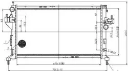 Su Radyatörü Brazing 26mm Opel Corsa C Combo C 1.3 CDTI 16V 04-12